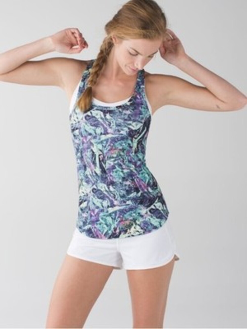 lululemon athletica studio racerback - iridescent multi